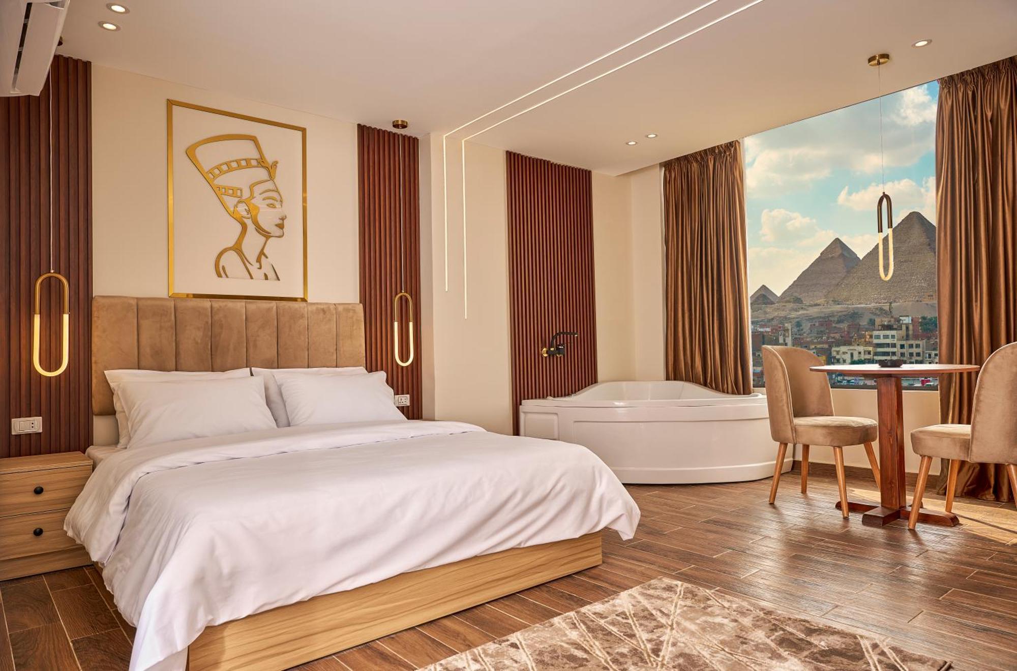 Rotana Pyramids View Hostel Nazlet el-Sîsi Екстериор снимка