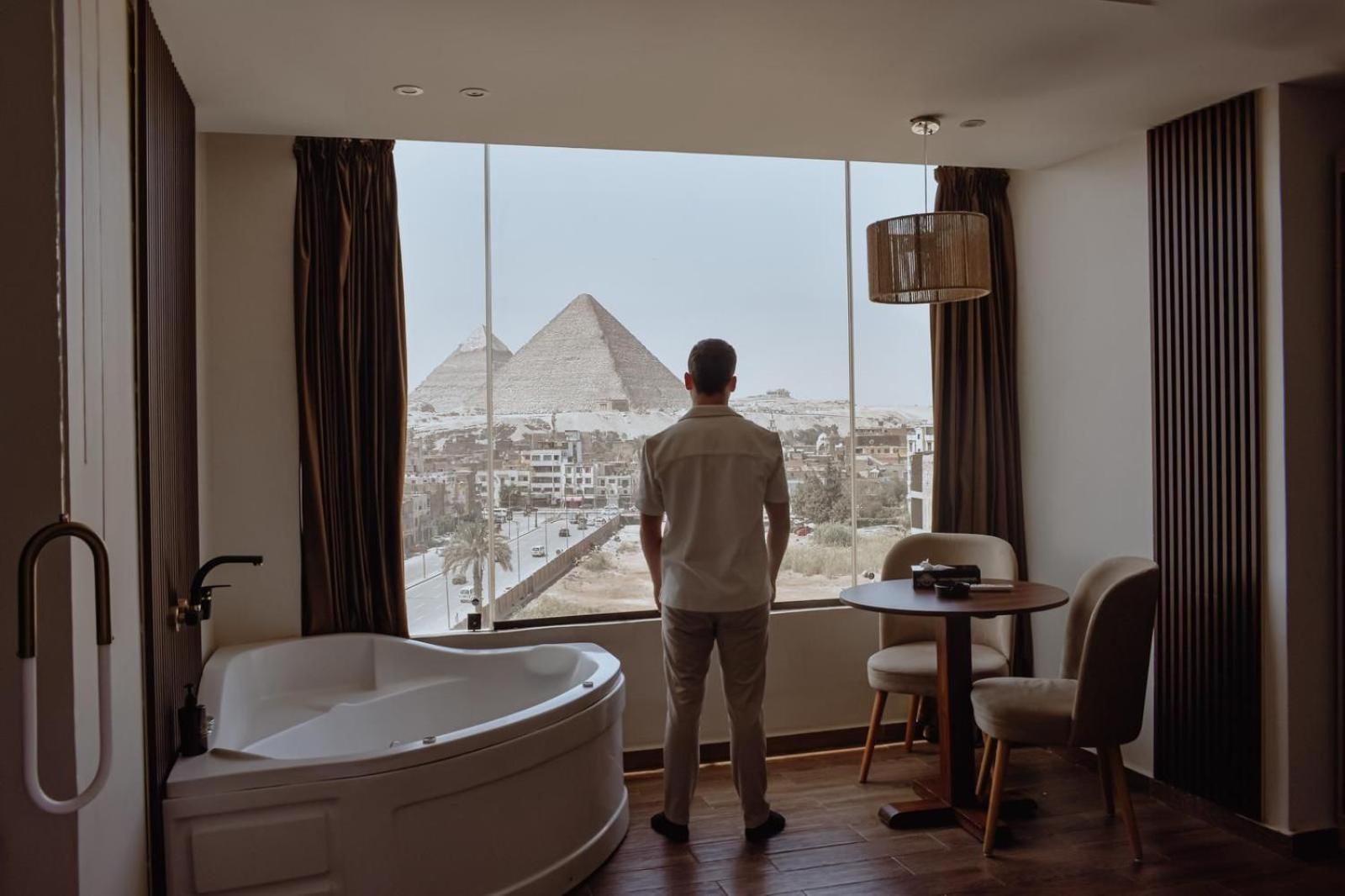 Rotana Pyramids View Hostel Nazlet el-Sîsi Екстериор снимка